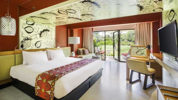 One of the 391 rooms at Club Med Bali.