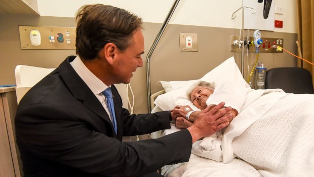Health Minister Greg Hunt says there was strong demand to take part in the Health Care Homes trial.