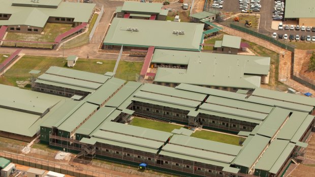 The Wickham Point immigration Detention Centre, 30 kilometres southeast of Darwin. 