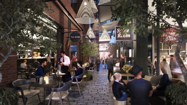 The proposed redevelopment at the Jam Factory, South Yarra