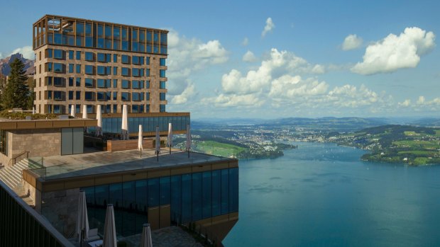 Burgenstock Resort nestles 500 metres above Lake Lucerne, where the scenery steals the show.