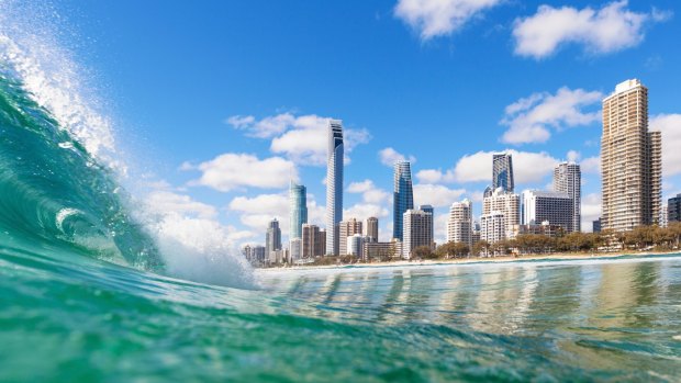 Surfers Paradise has grown by 15.6 per cent since the 2011 census. 