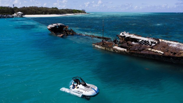 Passengers will dive to a maximum of 30 metres – about the same levels reached by advanced scuba divers – with 180-degree views of Australia's most recognisable World Heritage Site in a battery-powered submarine.