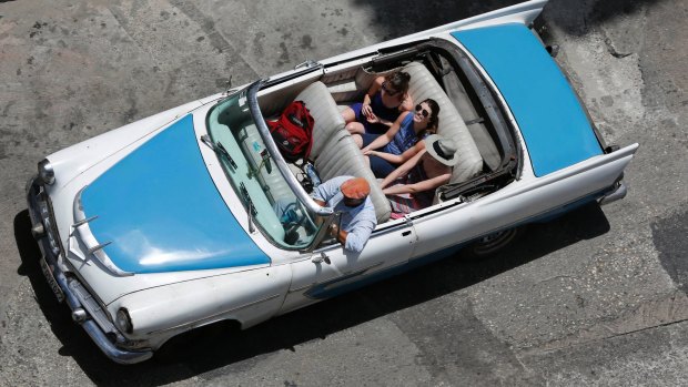 Iconic: Cuba's classic American cars are a major tourist attraction.