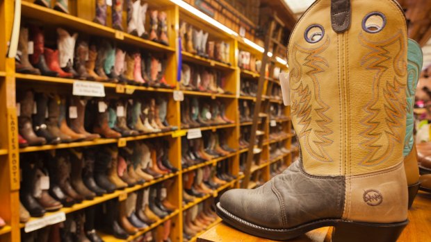 Wall Drug Store, cowboy boots.