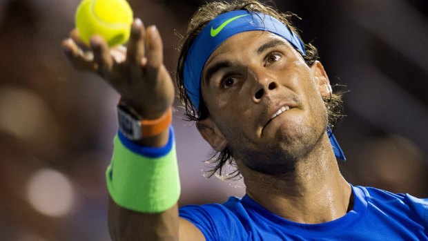 Spent force? Rafael Nadal is no longer feared on the circuit.