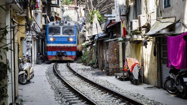 The safety of the street has been a cause for concern for some time, but local authorities finally gave a weekend deadline for dozens of cafés to shut after a train had to apply its emergency brakes at a section that had become overcrowded with tourists.
