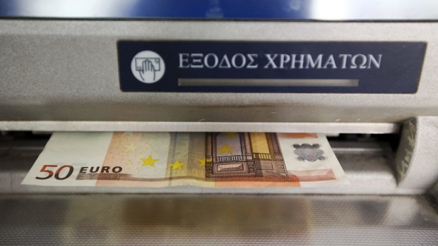 Greek citizens are allowed to withdraw only €60 a  day from their bank accounts.