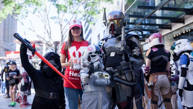 Kidney Health Australia joined forces with Star Wars fans to raise awareness and funds.
