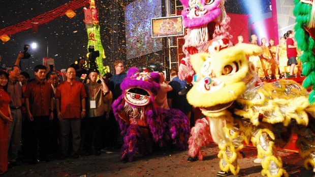 Asia's Chinatowns are a riot of colour and sound during festivities.