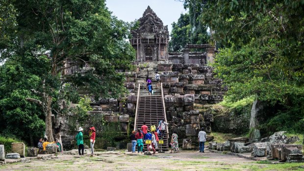 The Preah Vihear temple. 