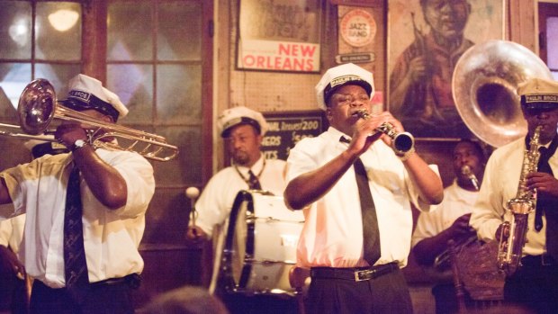 Big sound: The Paulin Brothers Brass Band plays at Preservation Hall in New Orleans, Louisiana.