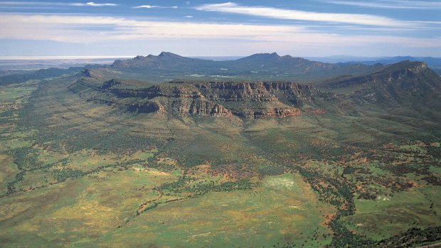 Taking to the skies is the best way to appreciate Wilpena Pound.