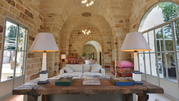 Masseria Trapana, a small beautiful hotel which opened at the end of last month.

 