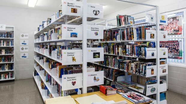 The library collection at the Alexander Maconochie Centre contains about 5000 items.