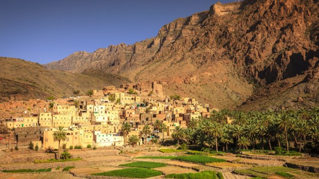 The village of Bilad Sayt in the Al Hajar Mountains.