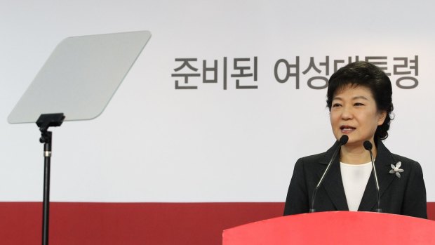 South Korean President Park Geun Hye.