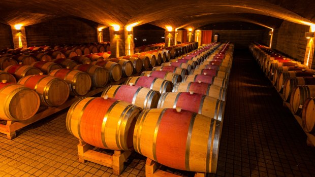 Quarry wine cellar, Craggy Range Winery, Havelock North, Hawkes Bay, North Island, New Zealand.