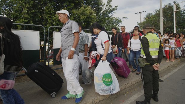 Venezuelan President Nicolas Maduro has opened the border to neighbouring Colombia three times to allow people to buy essential items and food.