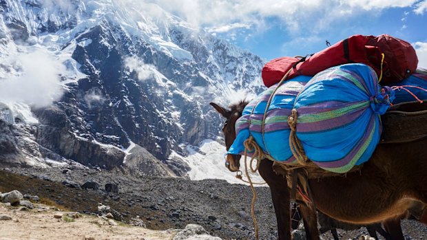 The Salkantay Trail in Peru.