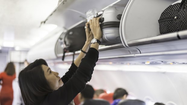 Only 'priority' passengers will be allowed to use overhead lockers for suitcases and backpackers on Ryanair flights.