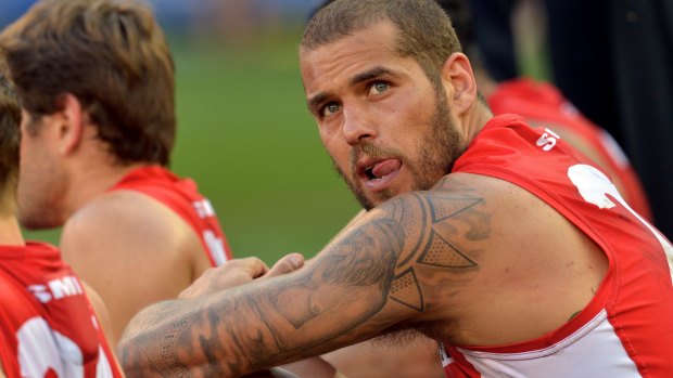 Backed in all quarters: Buddy Franklin.
