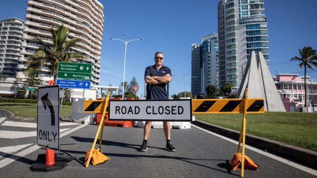Coolangatta. The Queensland state border will open on Friday at midday.