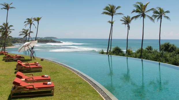 Cape Weligama, Sri Lanka: This might be the most photogenic pool the in the world. 