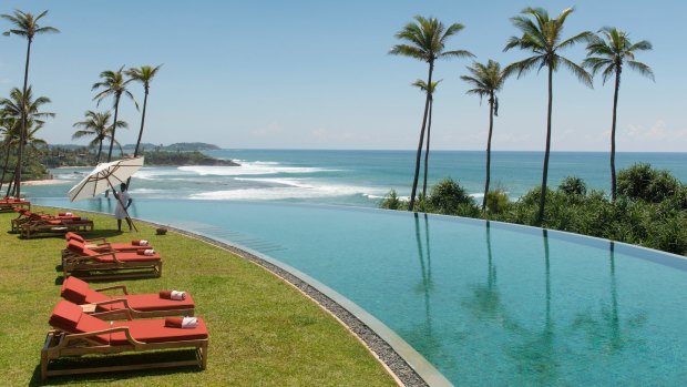 Cape Weligama, Sri Lanka: This might be the most photogenic pool the in the world. 