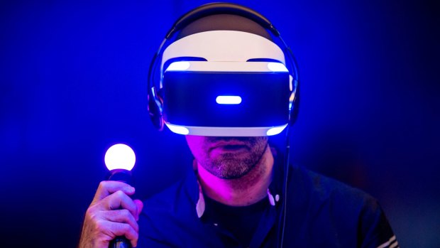 Sony's PlayStation VR headset.
