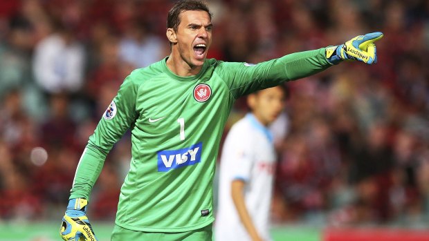 Home body: Wanderers stopper Ante Covic.