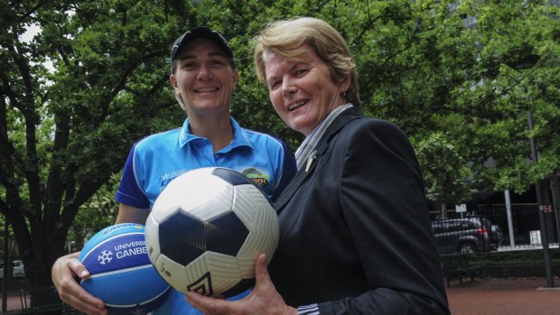 Canberra Capitals basketball coach Carrie Graf and Capital Football chief executive Heather Reid have changed the ACt sporting landscape. 