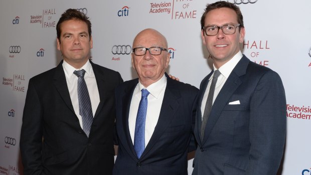 Rupert Murdoch is planning to step down as 21st Century Fox CEO in favour of elder son James (right), while other son Lachlan will be co-executive chairman of Fox, according to reports.