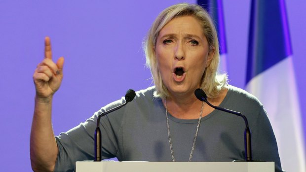 France's far-right National Front president Marine Le Pen.