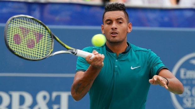 Nick Kyrgios is hoping for a favourable run at the US Open.