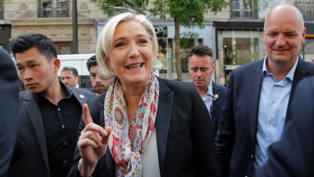Simply Marine: Madame Le Pen is trying to distance herself from her party.