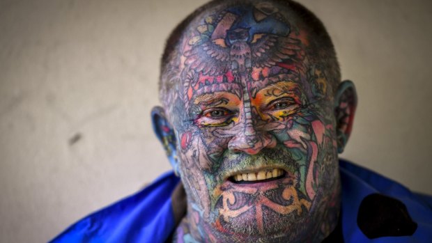 John Keeney says he got his luminous tattoos because he was sick of being overlooked. 