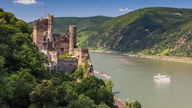 Katz Castle on the Rhine River.