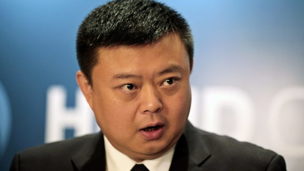 Chinese Billionaire Wang Jing, chairman of Beijing Xinwei Telecom Technology.