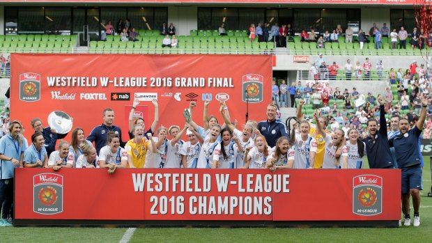 Poorly staged event: The W-League grand final ran smoothly...until after the game.