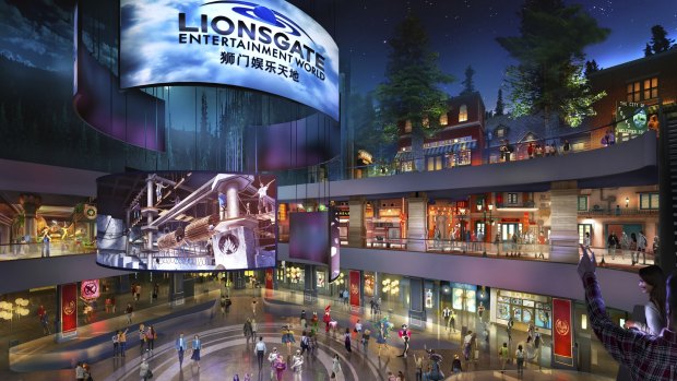 The park will feature rides, shops and attractions set in the worlds of popular Lionsgate films including 'The Hunger Games,' 'Twilight' and 'Escape Room.'