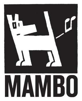 Mambo's classic farting-dog image, adorning t-shirts since the late 1980s.