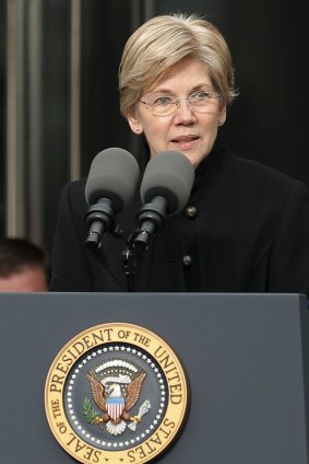 Future president? Some Democrats would like to avoid a Clinton coronation and hope Massachusetts senator Elizabeth Warren will run.