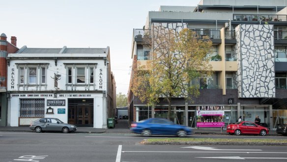 The Longhorn Saloon in Carlton and the apartment next door.