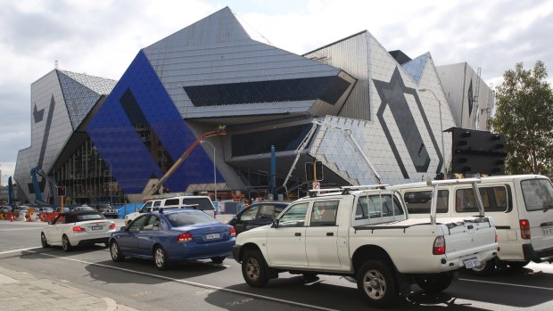 Thousands of people move through a single access point at the Perth Arena, making it a target for opportunistic terrorists.