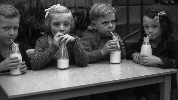 Australia's school milk program continued until the 1970s.
