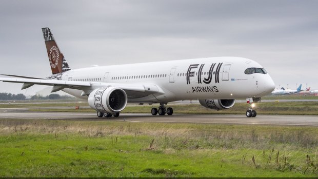 Fiji Airways first A350-900 XWB.