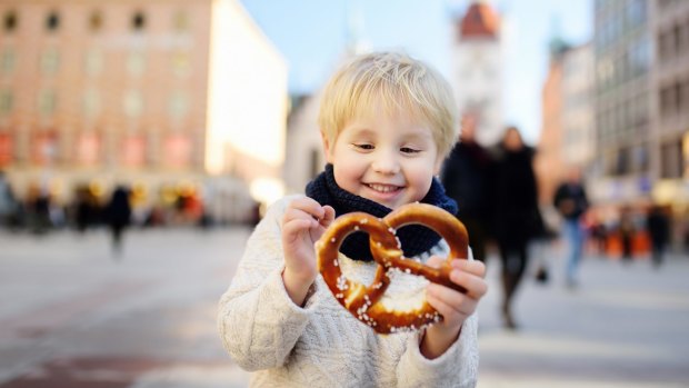 A pretzel  in Munich.
