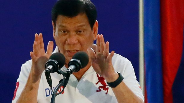 Philippine President Rodrigo Duterte.