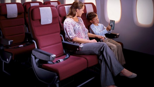 Qantas won't allow booking exit row seats, according to one reader.